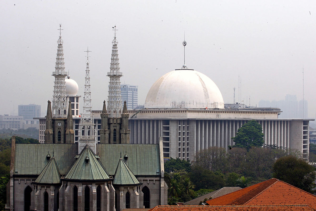 Masjid Istiqlal dan Katedral Jakarta